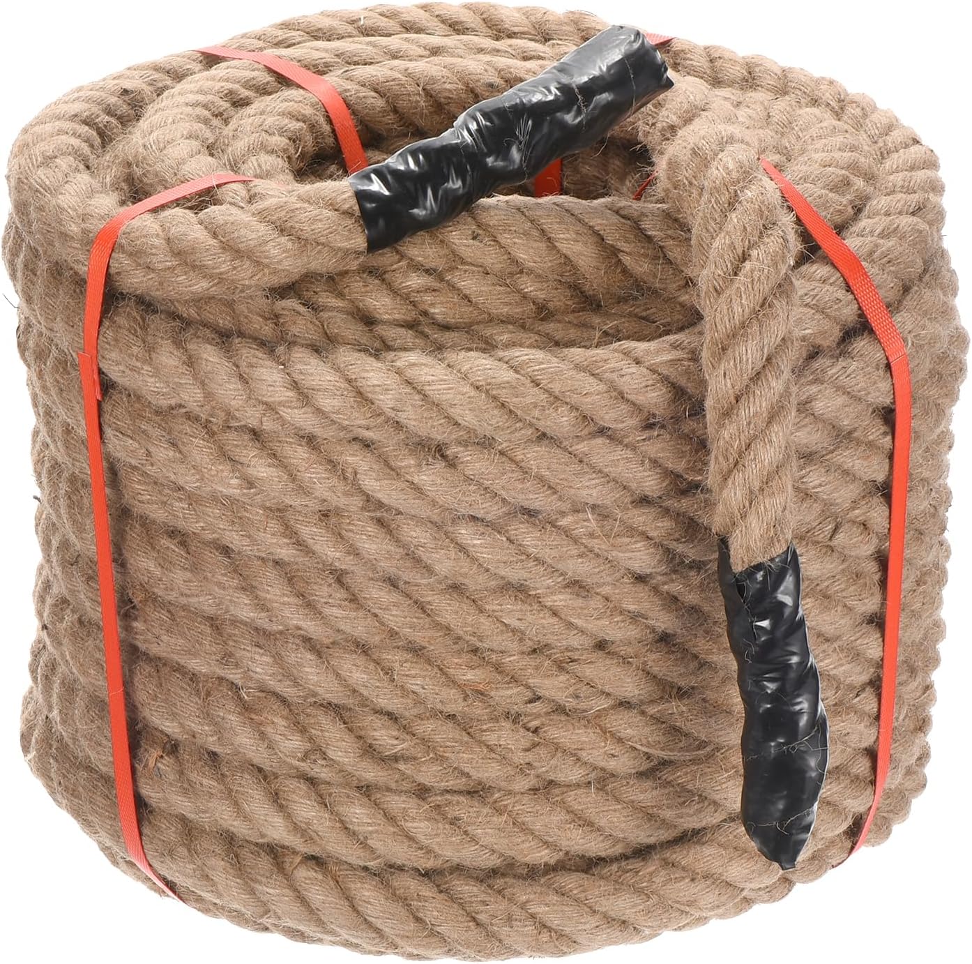 PATIKIL Twisted Manila Rope 1-1/4 Inch x 100 Feet Jute Rope Natural Thick Jute Rope Twine Burlap Rope for Docks Railings Bundling Craft Tug of War Decorating-VerdiqueGarden