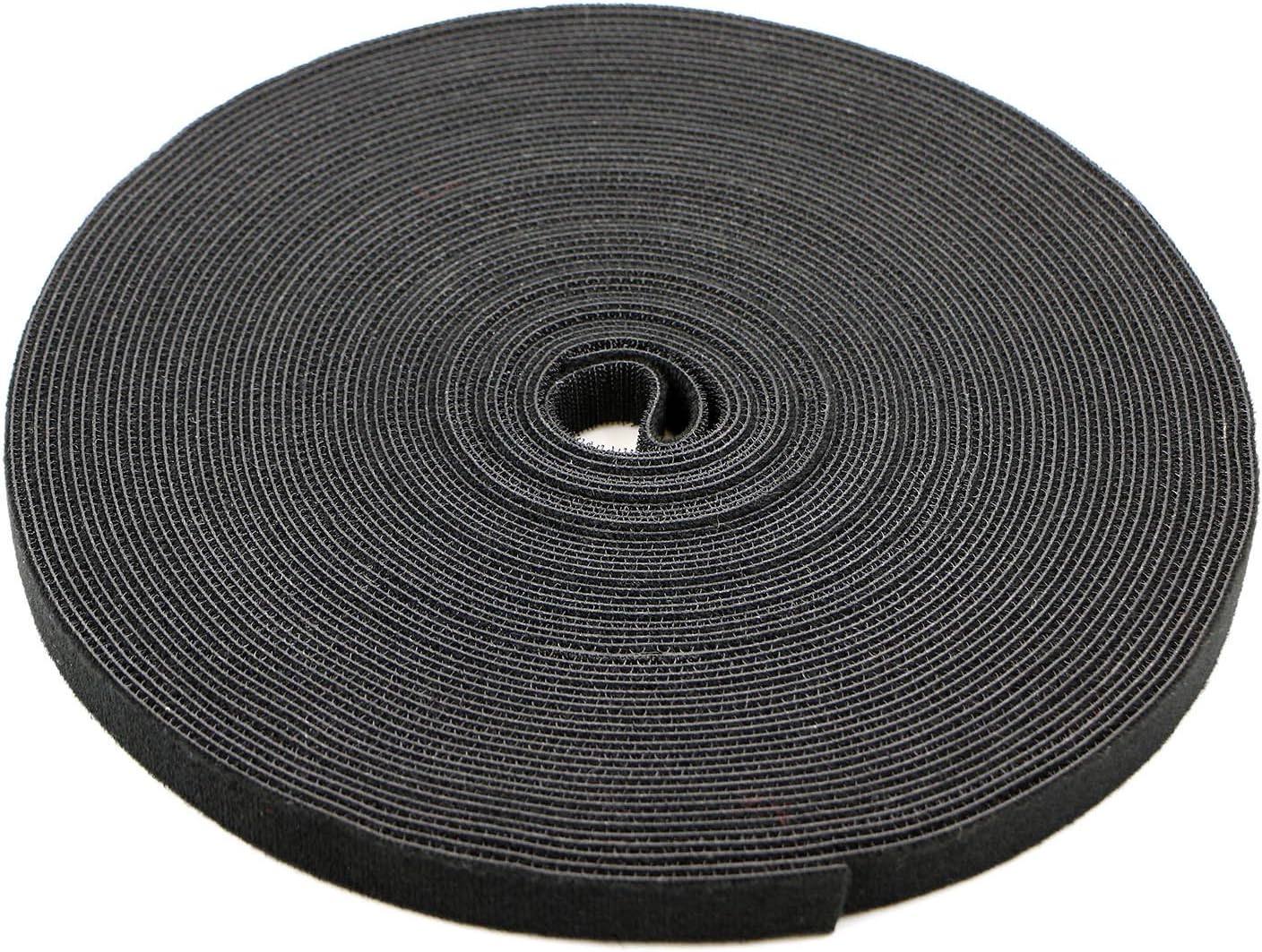 Pasow fastening tape Cable Tie Double Side Nylon Power Wire Management 3/4Inch 1 Roll Hook (25 Yards, Style 1)-VerdiqueGarden