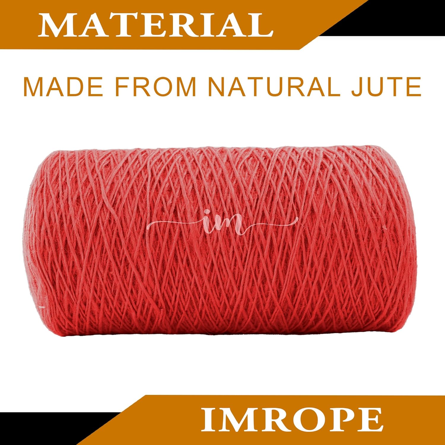 1mm x 2000 Feet Red Jute Rope, Twine for Gardening Tomato Climbing Plant Tie Floristry Crafts Gift Wrapping Packing Decor-VerdiqueGarden
