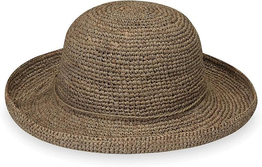 Wallaroo Hat Company – Women’s Petite Catalina Sun Hat – Wide Brim, Natural Fiber, Adjustable Sizing for Smaller Crown Sizes-VerdiqueGarden