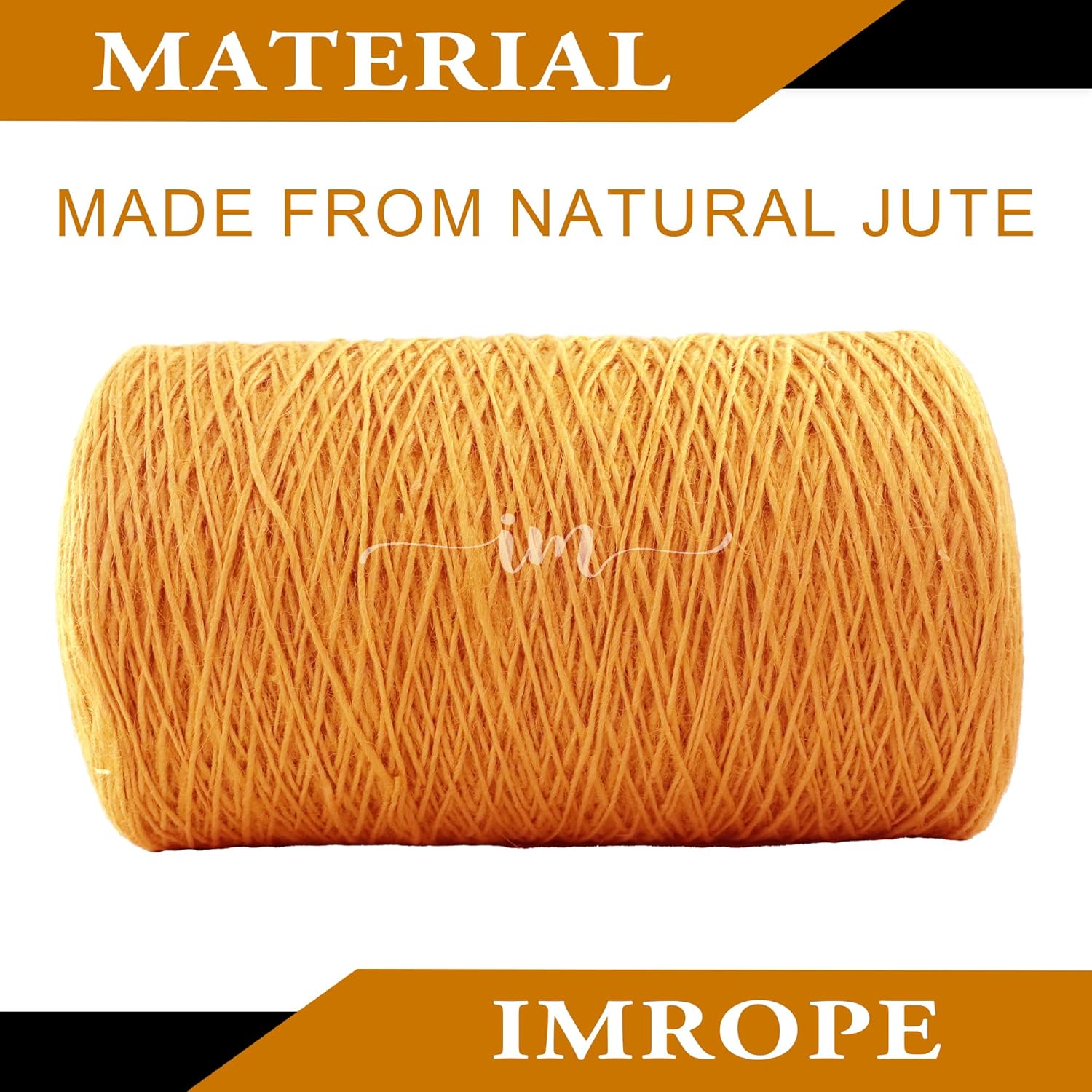 1mm x 3000 Feet Orange Jute Rope, Twine for Gardening Tomato Climbing Plant Tie Floristry Crafts Gift Wrapping Packing Decor-VerdiqueGarden