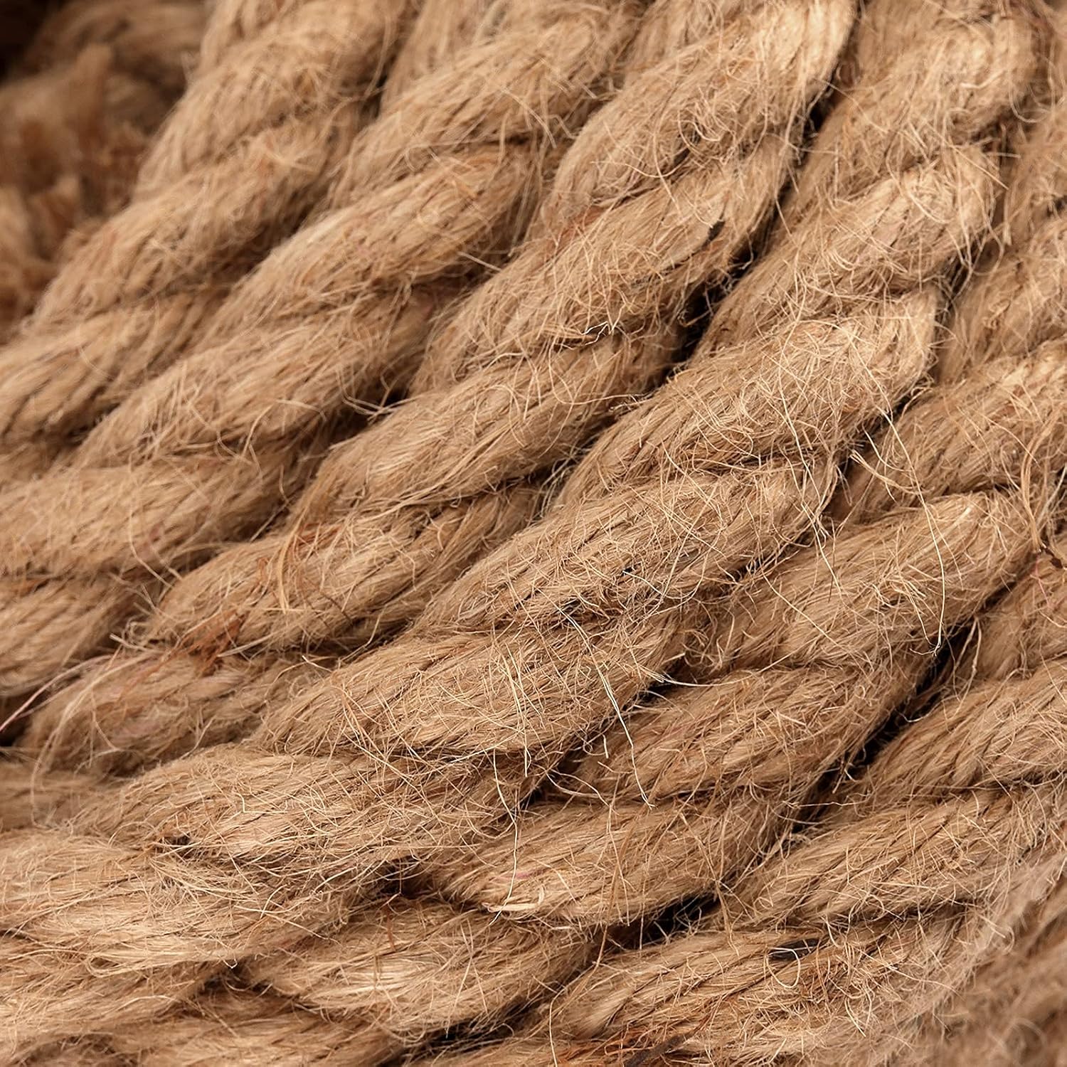 PINGEUI 164 Feet 10mm Jute Rope, Natural Jute Twine, Hemp Rope for DIY Arts Crafts, Gardening, Bundling, Home Decoration-VerdiqueGarden