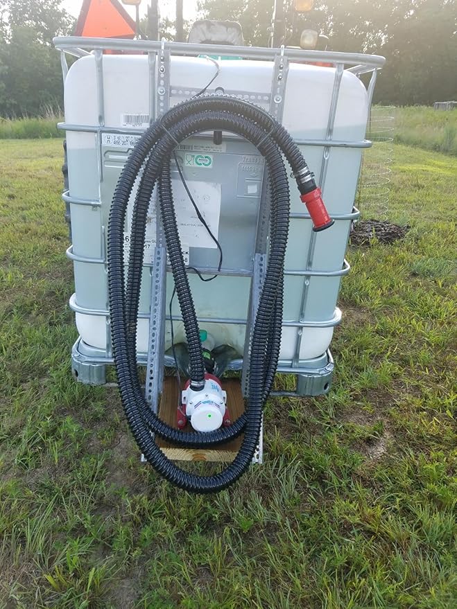 Pond Tubing ID 2” × 10ft Black Corrugated Flexible Reinforced Waterfall Pond Tube Sump Pump Hose, Non-toxic & Kinkproof (10 ft, 2" ID)-VerdiqueGarden