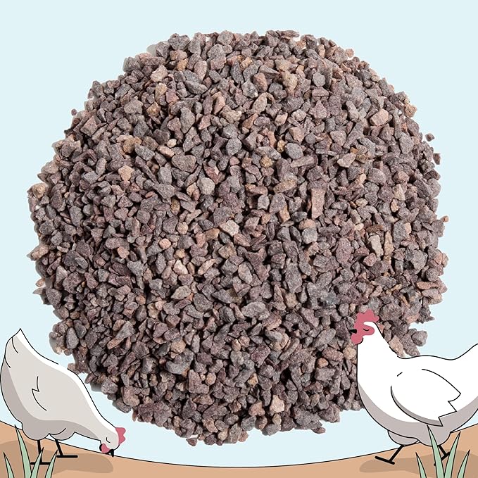 Chicken Grit for Layer & Grower Chickens Age 8-20+ Weeks - 100% Natural Mineral Chicken Grit Quartzite, Poultry Grit, USA Mined, 4 lbs-VerdiqueGarden