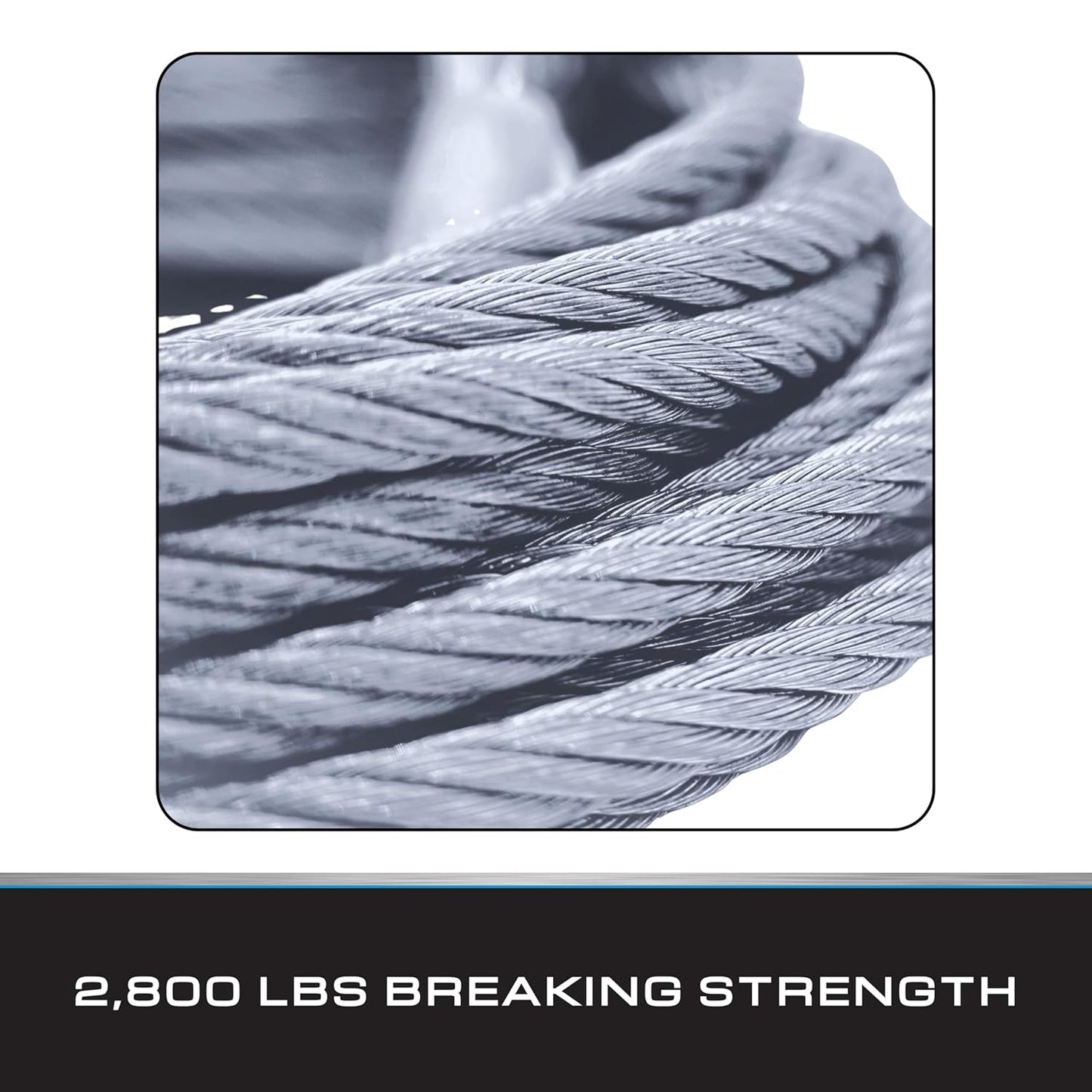 Tie Down 7x19 Aircraft Cable - Steel Cable with Loops - Deck/Zip Line/Tow/Hanging Wire - 5/32" x 46 ft with Loop-VerdiqueGarden