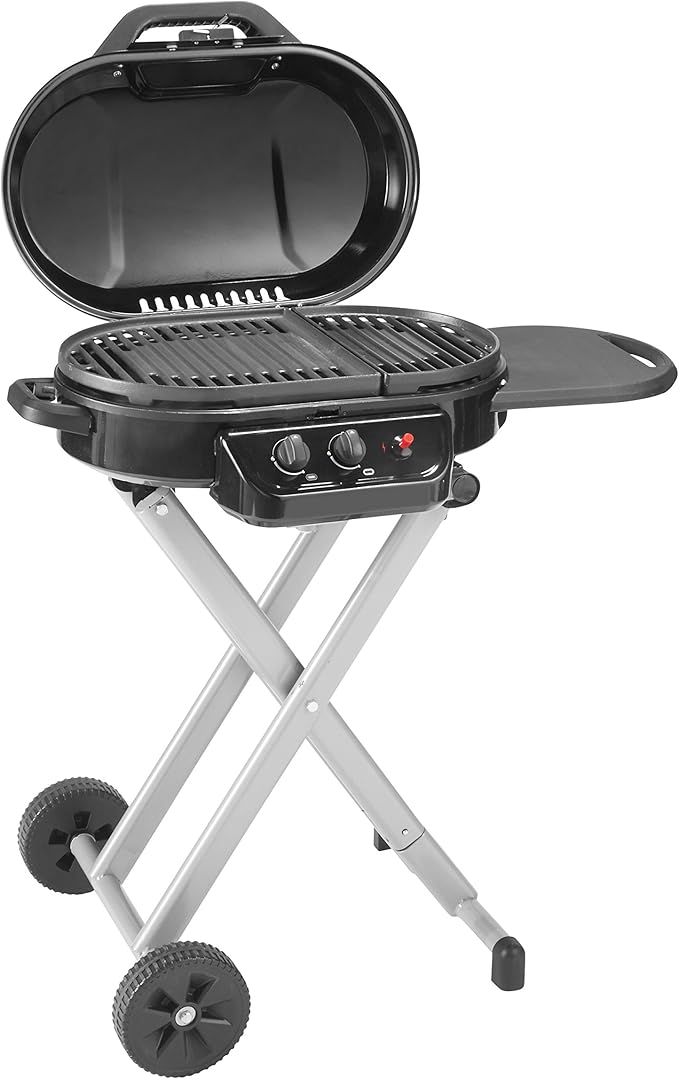 Coleman RoadTrip 225 Portable Propane Grill, 2-Burner Gas Grill with Matchless Ignition & Adjustable Temperature Control, 11,000 BTUs of Power for Grilling, Tailgating, Camping, BBQ, & More-VerdiqueGarden