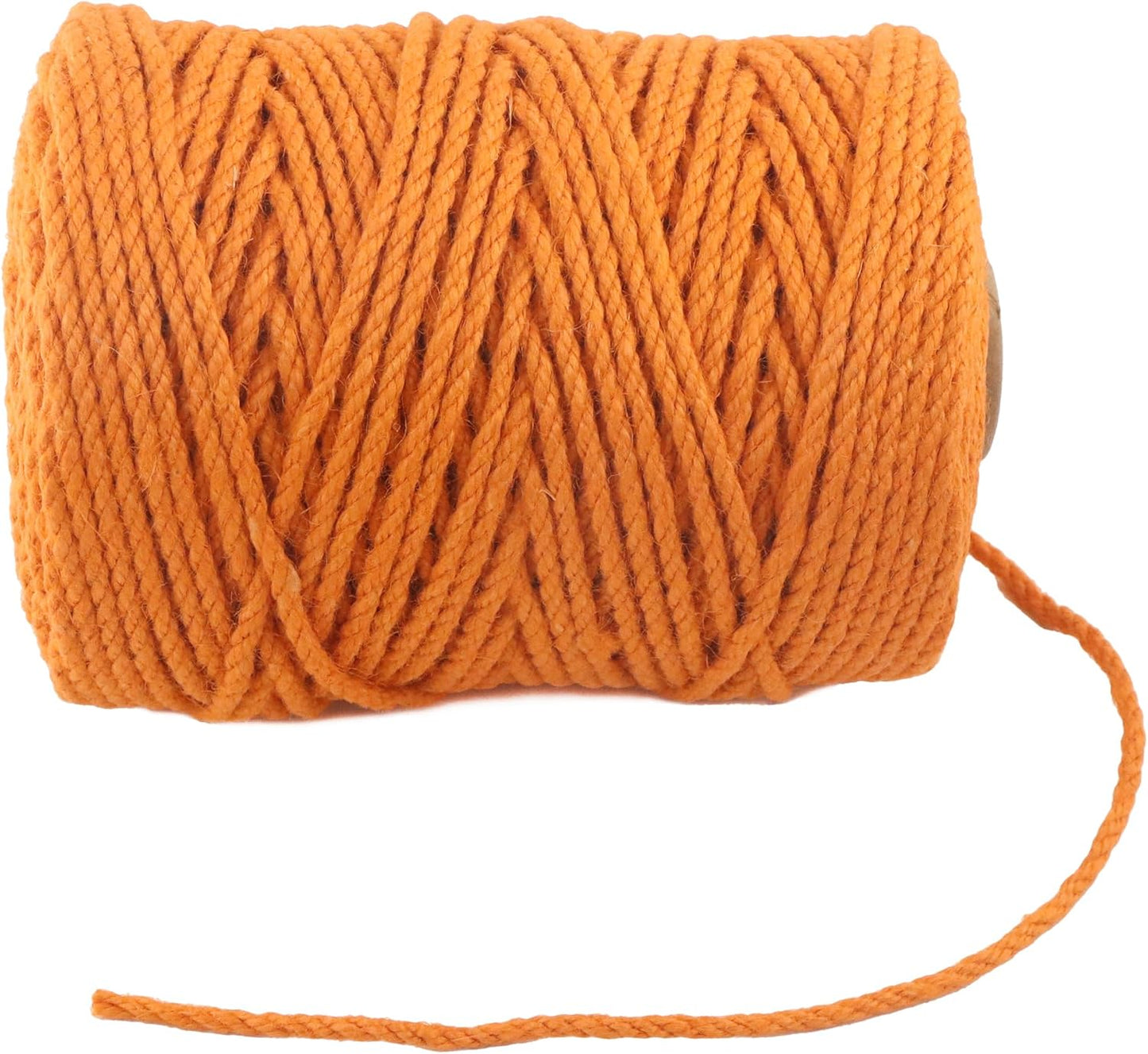 4mm x 300 Feet Orange Jute Rope, Twine for Gardening Tomato Climbing Plant Tie Floristry Crafts Gift Wrapping Packing Decor-VerdiqueGarden