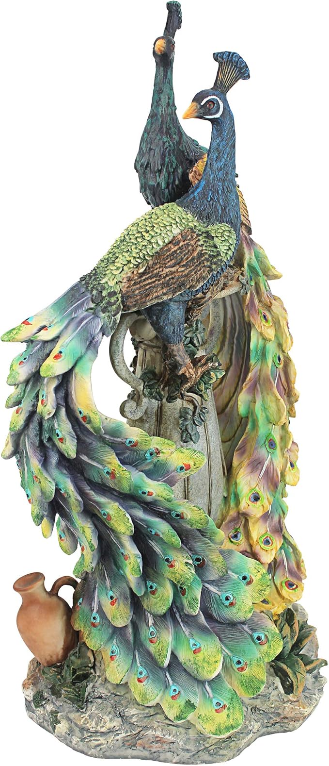 Design Toscano Peacocks in Paradise Statue-VerdiqueGarden