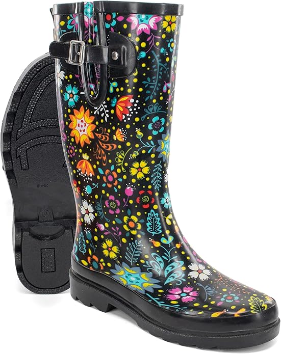 Western Chief Women's Tall Waterproof Rain Boot Outdoor Garden Shoes-VerdiqueGarden