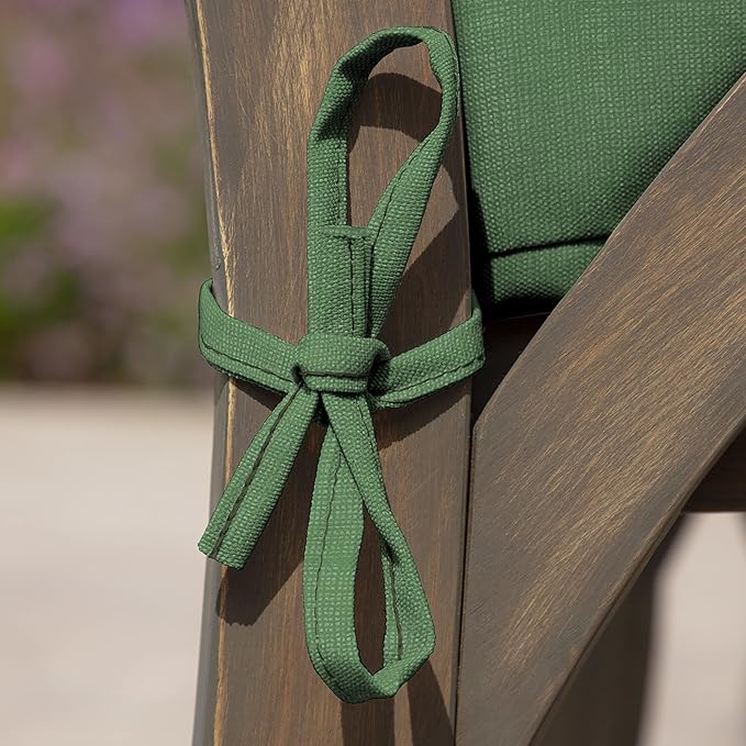 Arden Outdoor Seat Cushion, 19 x 19, Rain-Proof, Fade Resistant Bright Moss Green Leala-VerdiqueGarden