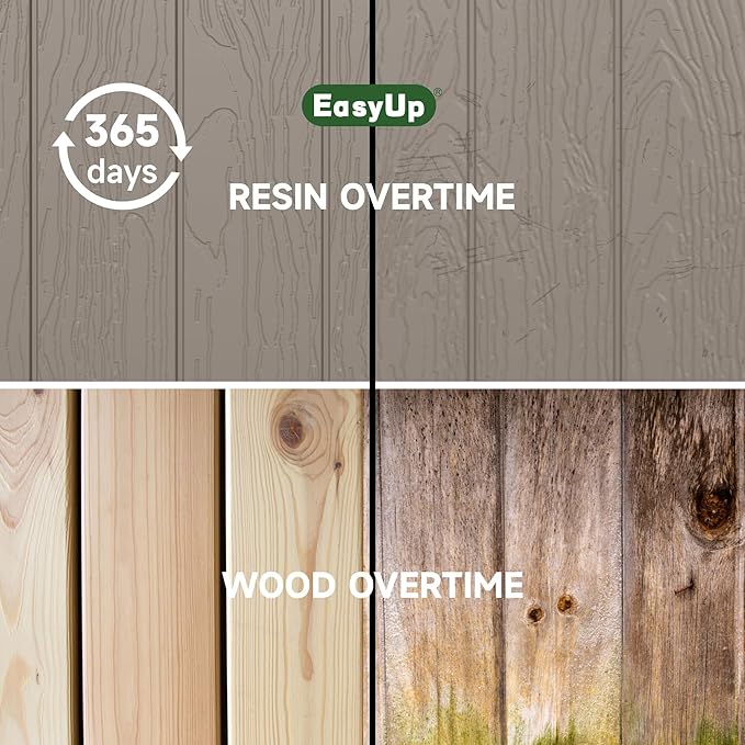 260 Gallon Deck Box Waterproof, UV Resistant Resin Outdoor Storage Box with Hydraulic Rod, Lockable Design and Enhanced Durability for Patio, Garden, and Poolside Use-VerdiqueGarden