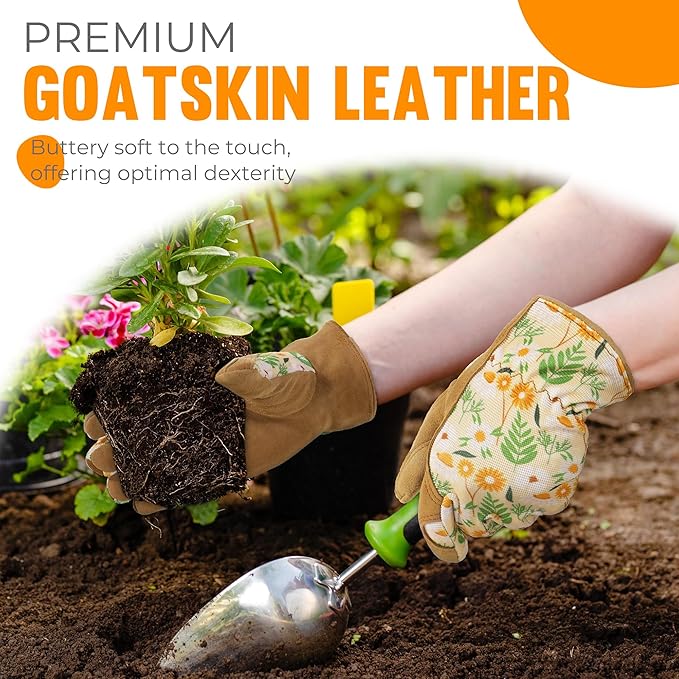 HANDLANDY Women Safety Work Gloves Utility Touch Screen Working Grip Glove for Yardwork Gardening Breathable Mechanic Gloves-VerdiqueGarden