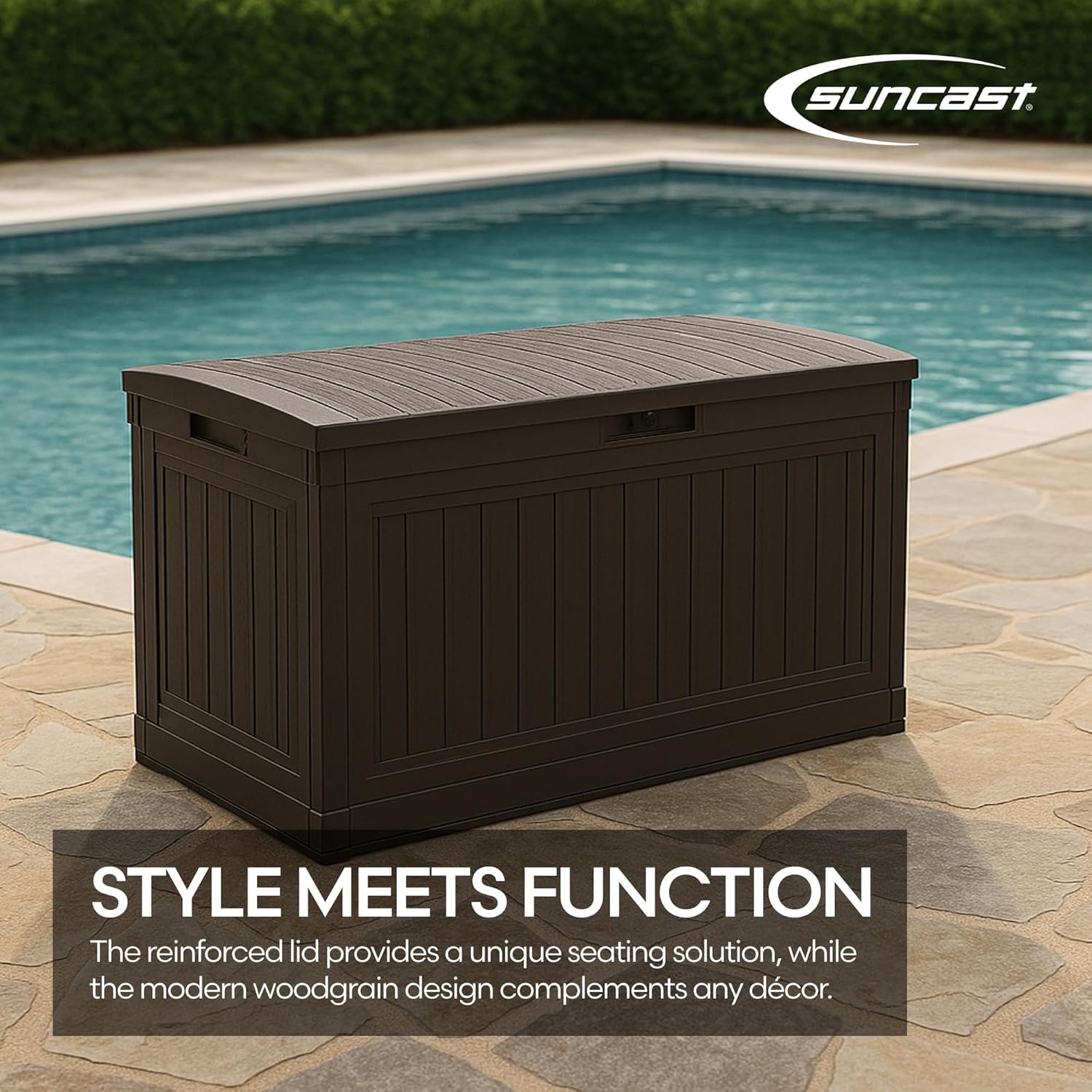 Suncast 80 GAL. LARGE DECK BOX, BMDB1080J-VerdiqueGarden