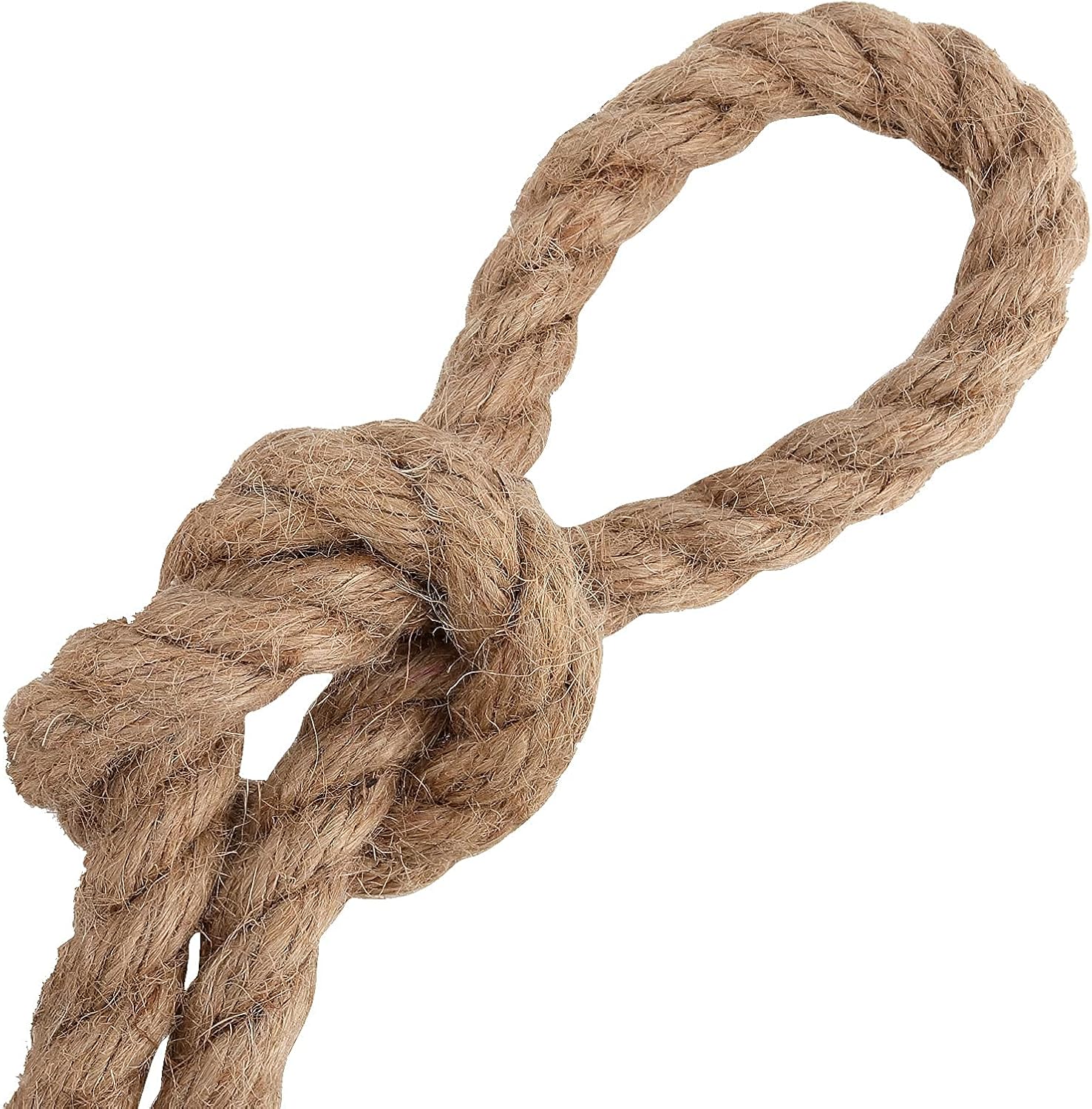 PINGEUI 164 Feet 10mm Jute Rope, Natural Jute Twine, Hemp Rope for DIY Arts Crafts, Gardening, Bundling, Home Decoration-VerdiqueGarden