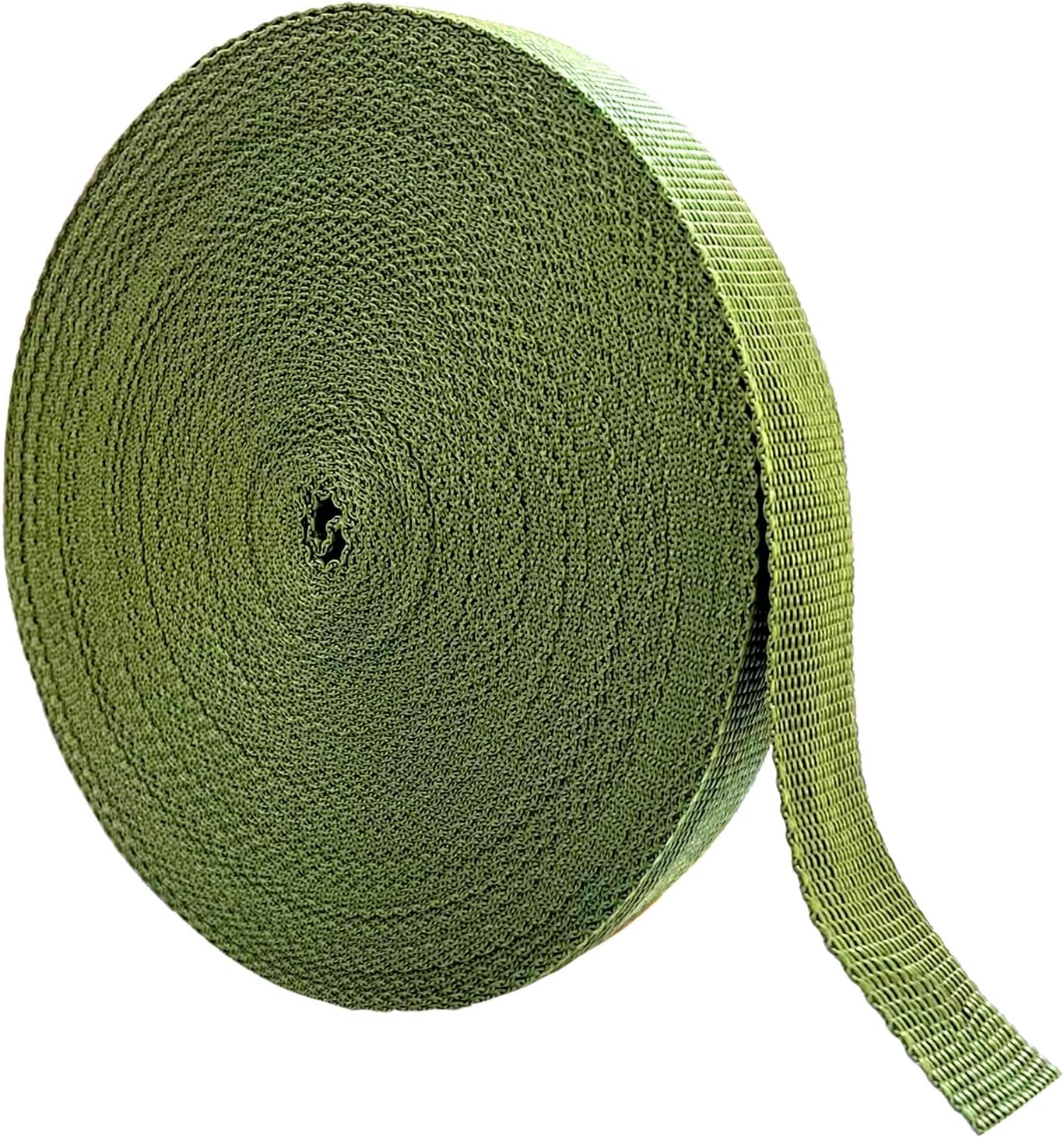 80 Feet Tree Tie Strap 1 Inch Tree Support Ties 1,980Lbs Strength Green Staking and Guying Material Plant Tie Garden Tie Green Tree Tie Rope for Outdoor Use, Straightening Supplies-VerdiqueGarden