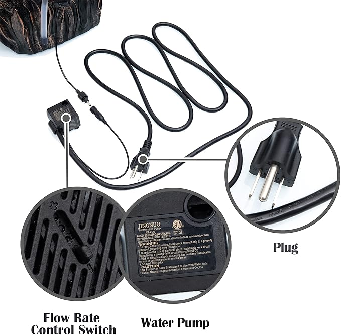 TERESA'S COLLECTIONS Mermaid Water Fountains Outdoor with LED Light Auto Slient Pump, Large Water Features for Yards Patio Garden Balcony Porch, Mermaid Garden Gifts for Mom, 21"-VerdiqueGarden