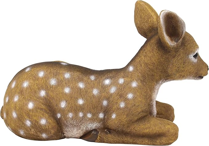 Design Toscano QM2787100 Darby, The Forest Fawn Baby Deer Statue, full color-VerdiqueGarden