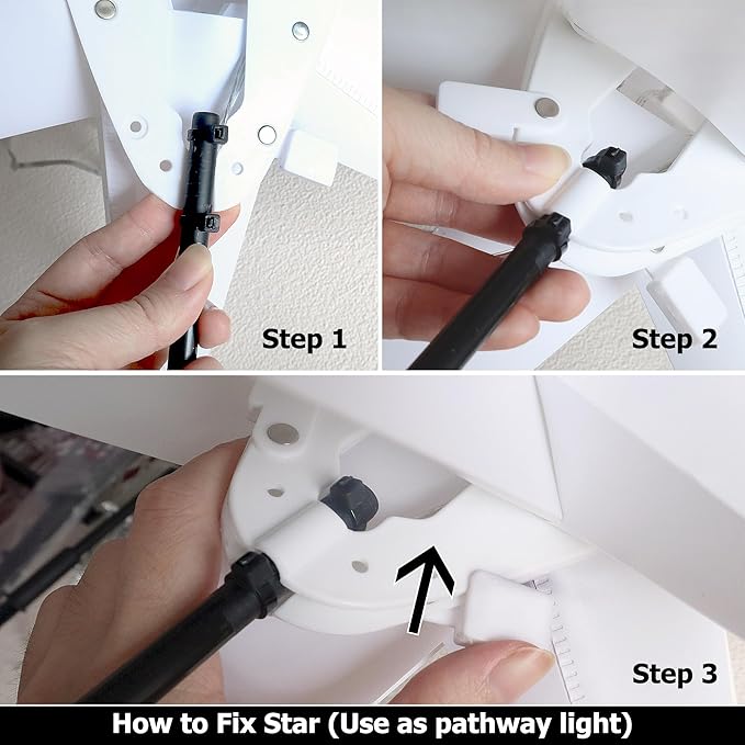 FUCHSUN 23 Inch 90 LED Moravian Star Light, Christmas Tree Topper Hanging Stars Lights Outdoor, Color Changing & 6 Lighting Modes, Ceiling Balcony Xmas Party Porch Yard Room Holiday Wedding Decoration-VerdiqueGarden