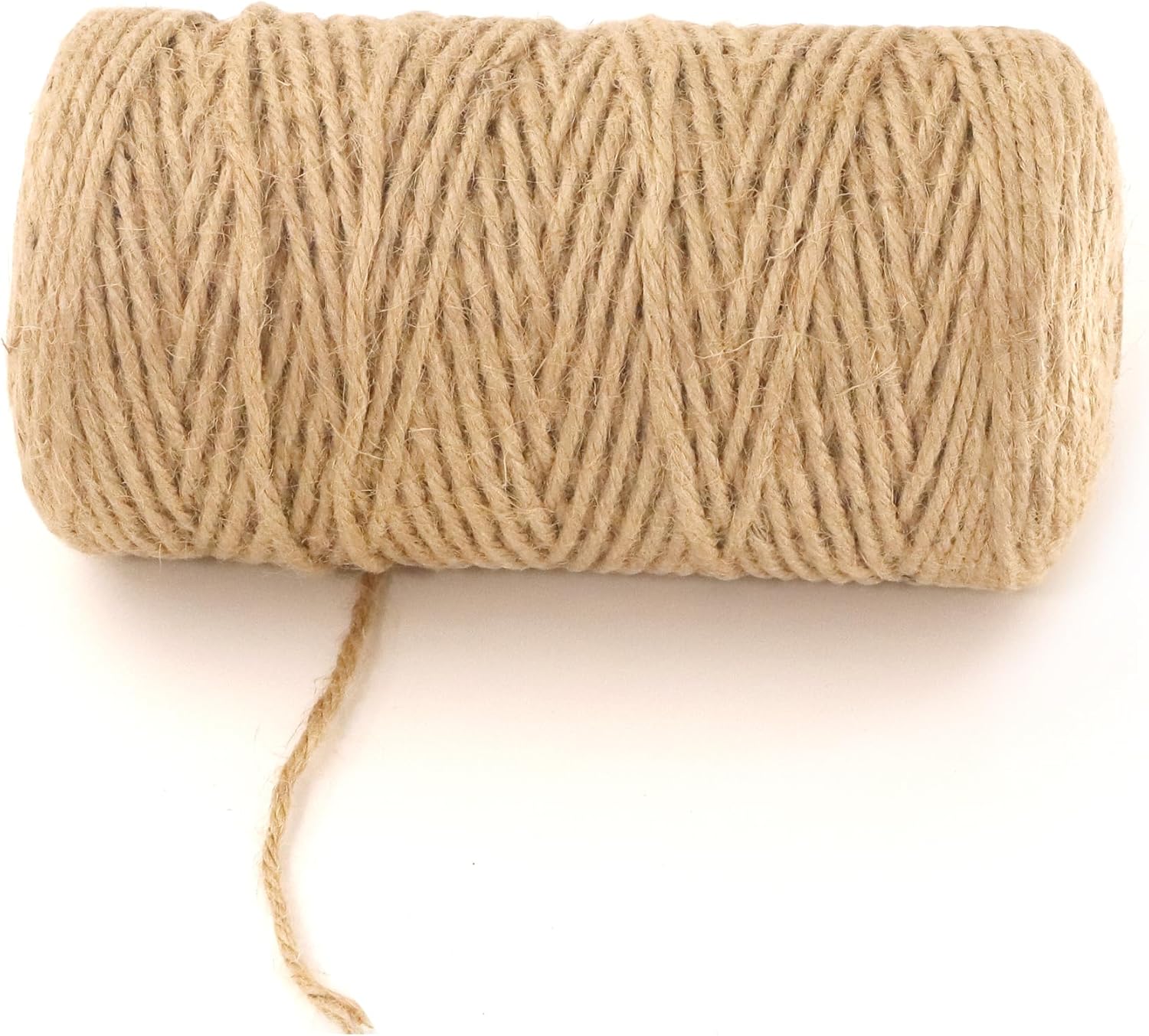 2mm x 1000 Feet Natural Jute Rope, Twine for Gardening Tomato Climbing Plant Tie Floristry Crafts Gift Wrapping Packing Decor-VerdiqueGarden