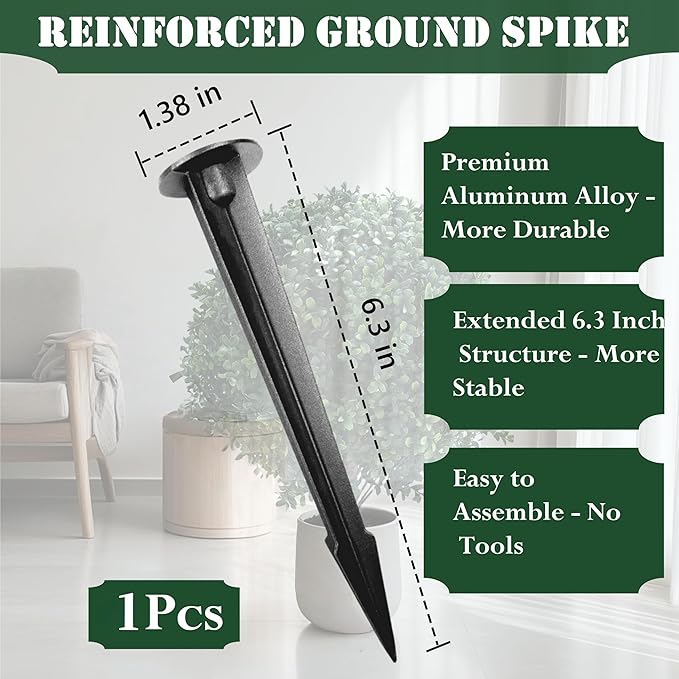 23.6 Inches Artificial Boxwood Topiary Ball Trees for Outdoor with Ground Spike, Faux Bushes UV Resistant Faux Greenery Shrubs, Fake Boxwood Plants for Indoor, Front Porch Decor, Garden, Yard-VerdiqueGarden