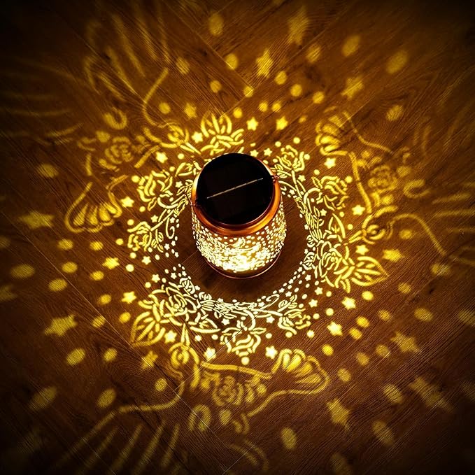 Hummingbird Solar Lanterns Outdoor Waterproof Large Metal Hanging Lantern with 2000mAh Battery, Solar-Powered Garden Lights Decor for Yard, Patio, Backyard - Birthday Gift for Women, Mom, Grandma-VerdiqueGarden