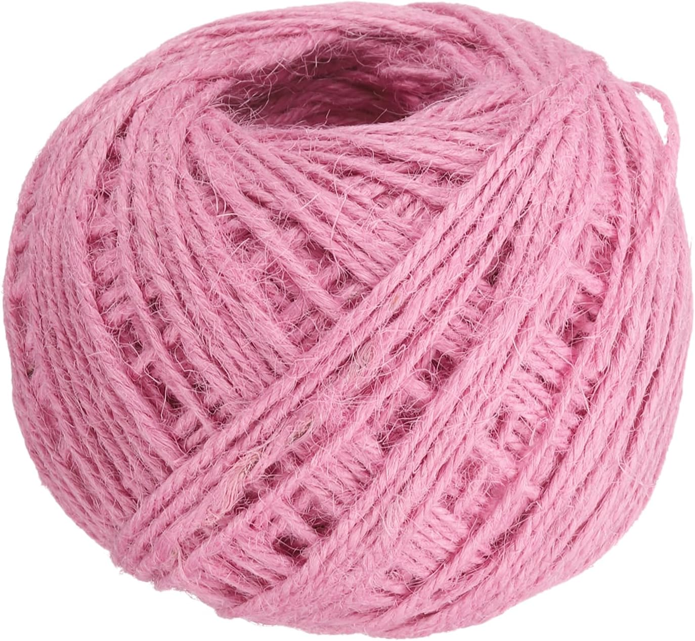 uxcell 328 Feet Natural Jute Twine String,2mm Thin Garden Twine Rope Colored Plant String Cord for DIY Art Crafts Gift Wrapping Decoration Packing Gardening Plant Hanger,Pink-VerdiqueGarden