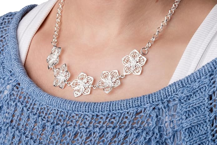 Silver Clip On Earrings For Women, They Look Pierced, Don't Pinch & Won't Fall Off, Hypoallergenic & Lightweight