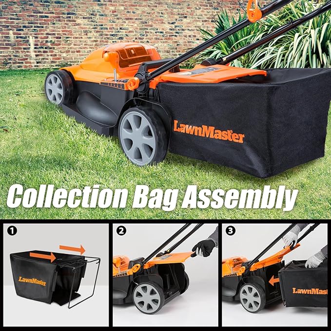 LawnMaster CLMF4817E 48V MAX* Brushless Mower with 2X24V MAX* 4.0Ah Battery and a Dual Charger-VerdiqueGarden