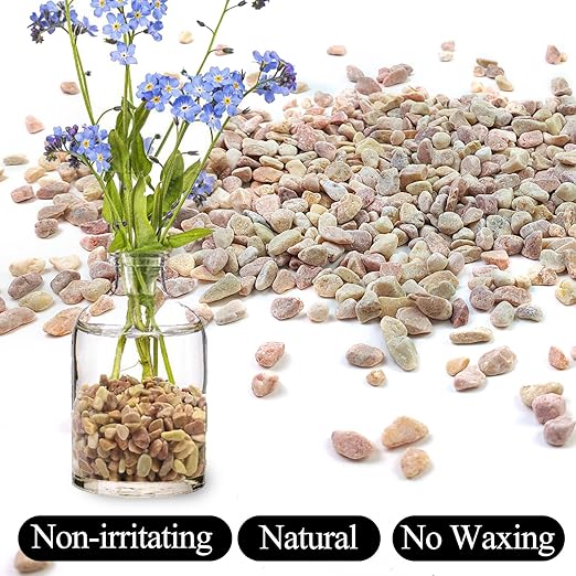 10lbs Peach Pebbles for Plants, 3/8inch Small Rocks for Succulent Cactus Plants, Natural Polished Pebbles, River Rocks for Plants, Vases, Garden-VerdiqueGarden
