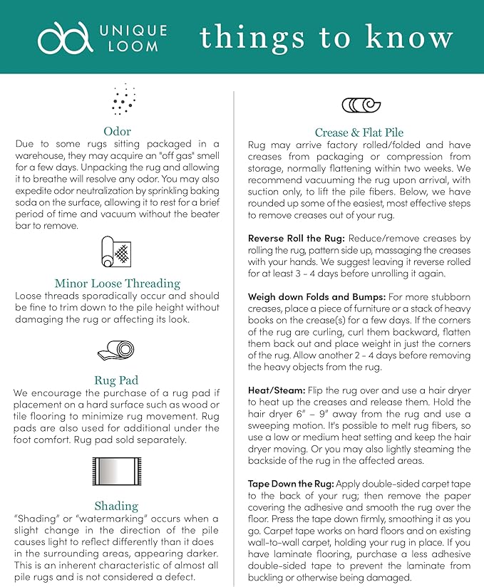 Unique Loom Outdoor Border Collection Area Rug - Soft Border (2' 7" x 4' 1" Hearth Blue/Ivory)-VerdiqueGarden