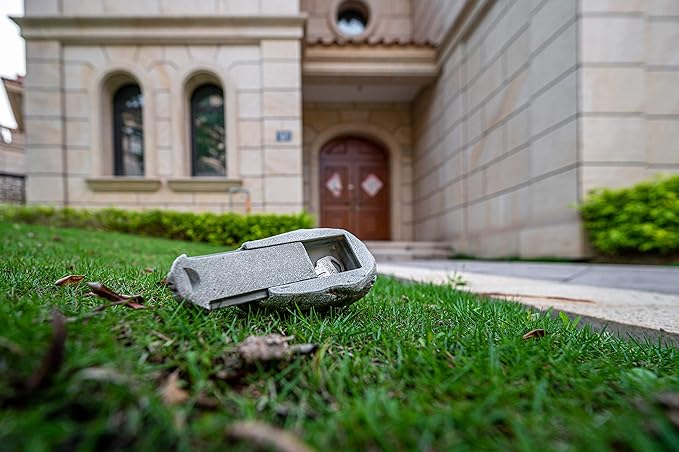 Hide-A-Key Fake Rock Security Safe Storage,Looks and Feels Like a Real Rock Spare Key,Safely Hiking Your Spare Key Outdoor,Yard or Garden Diversion Safes,Outdoor Statue.-VerdiqueGarden