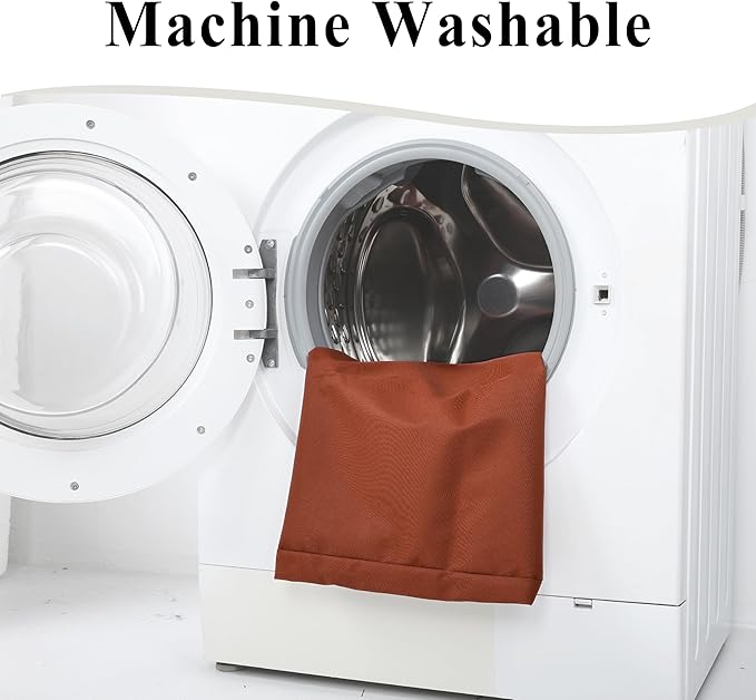 Outdoor Chair Cushions Set of 2, Waterproof Foam Patio Seat Cushions with Ties for Garden Sofa & Dining Furniture, 3-Year Color Fastness, 16x17x2 Inch, Spcie-VerdiqueGarden