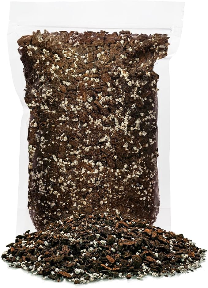 Premium Sphagnum Moss, Perlite and New Zealand Pine Bark Blend for Carnivorous Plants - 20 Quart - Perfect for Venus Fly Traps, Pitcher Plants, Sarracenia, Butterworts, and Sundews by GARDENERA-VerdiqueGarden