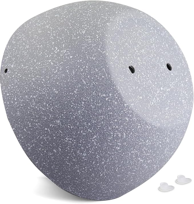 12 inch Large Hanging Planters for Indoor Outdoor Plants, 2 Pack Hanging Flower Pots with Drainage Holes and Chain for Garden Porch, Plastic Hanging Baskets for House Plants, Speckled Grey-VerdiqueGarden