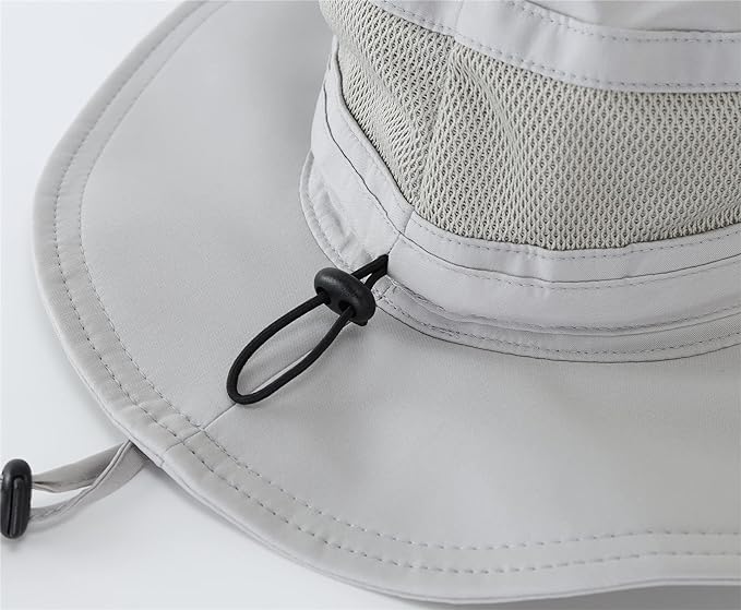 Connectyle Women's UPF 50+ Sun Hat UV Protection Wide Brim Bucket Hat Summer Beach Hats Fishing Hiking Outdoor Safari Hats-VerdiqueGarden