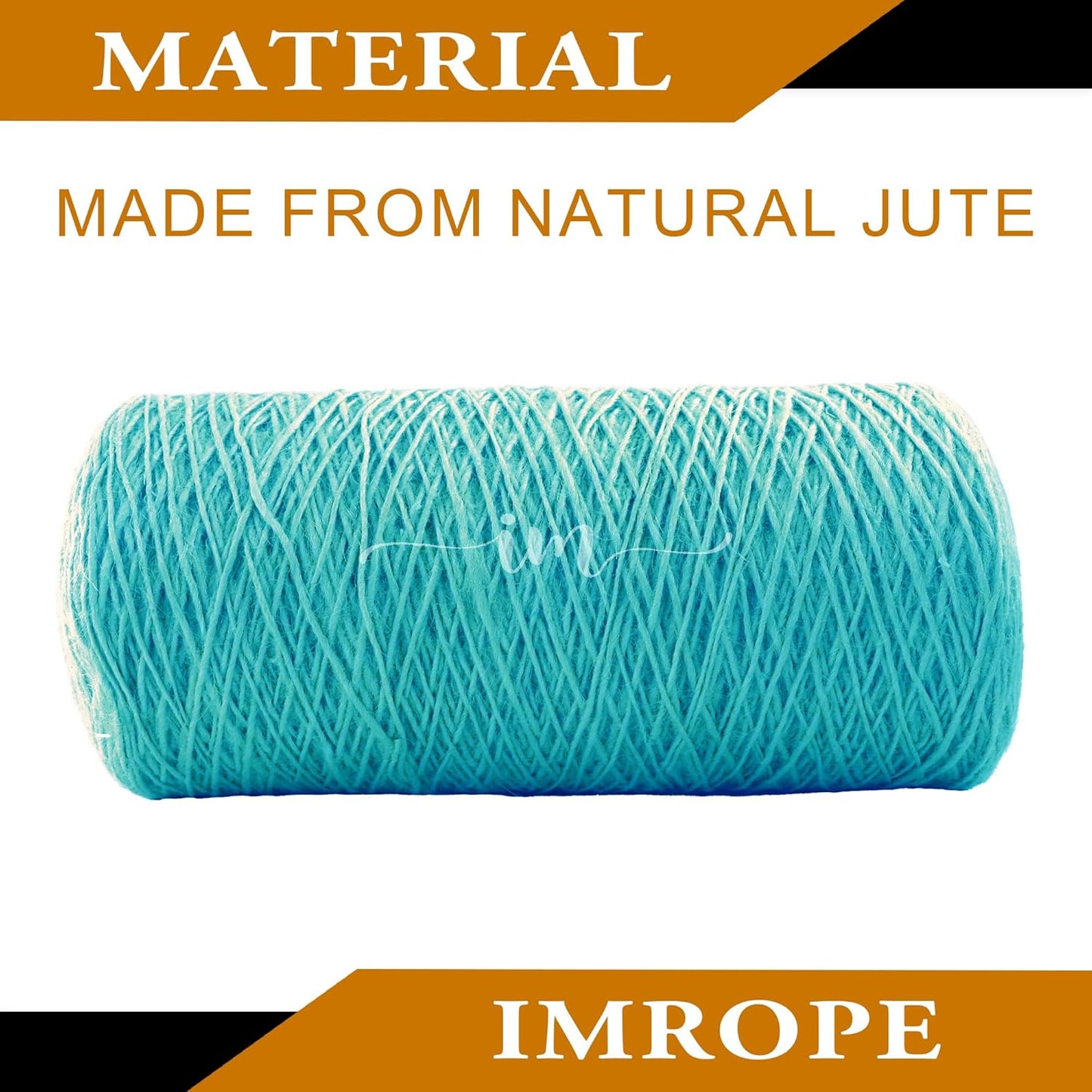 1mm x 2000 Feet Blue Jute Rope, Twine for Gardening Tomato Climbing Plant Tie Floristry Crafts Gift Wrapping Packing Decor-VerdiqueGarden