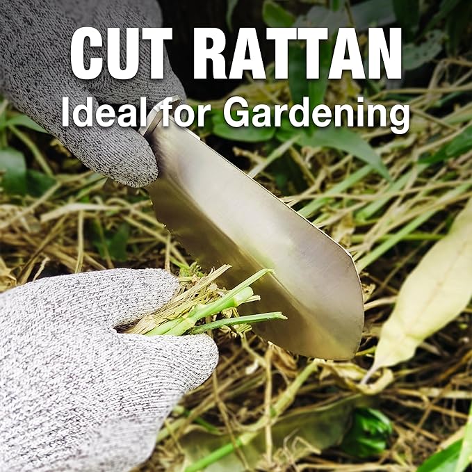 Hori Hori Garden Knife Heavy-Duty Small Gardening Trowel, for Quick Digging, Cutting, Weeding-VerdiqueGarden