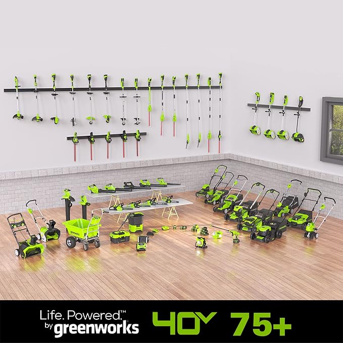 Greenworks 40V 12" Cordless String Trimmer, 2.0Ah Battery and Charger Included-VerdiqueGarden