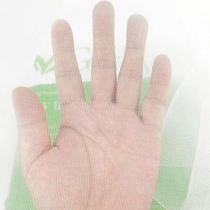 10x20Ft Mosquito Bug Insect Bird Fine Mesh Net Barrier Hunting Blind Garden Screen Netting for Protect Your Plant Fruits Flower-VerdiqueGarden