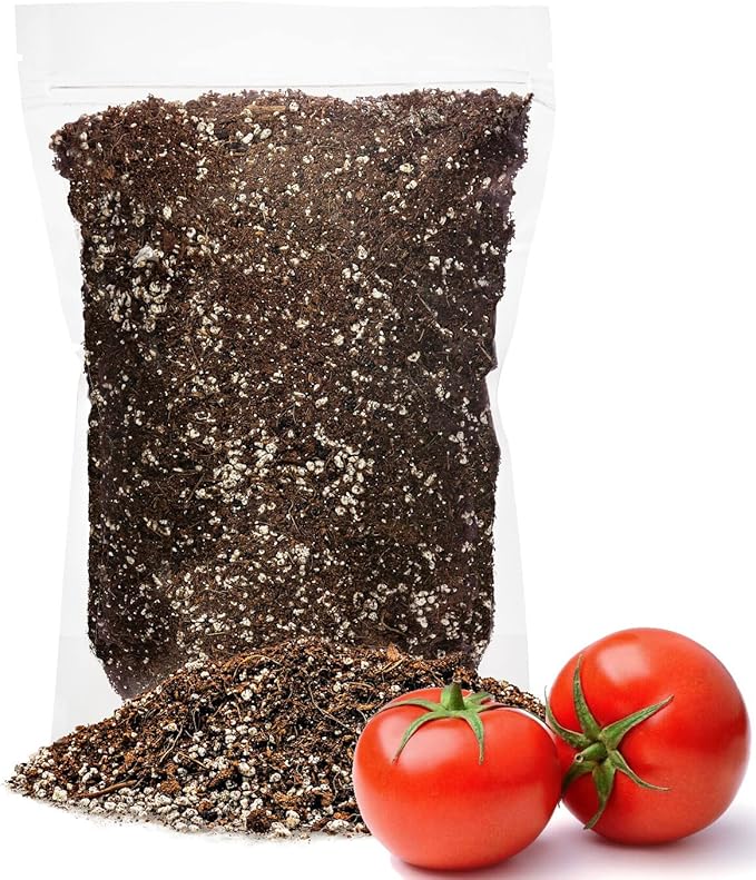 Organic Potting Soil for Tomato Plants - 1 Quart - Hand-Mixed with Natural Ingredients for Optimal Growth and Nutrient Retention-VerdiqueGarden