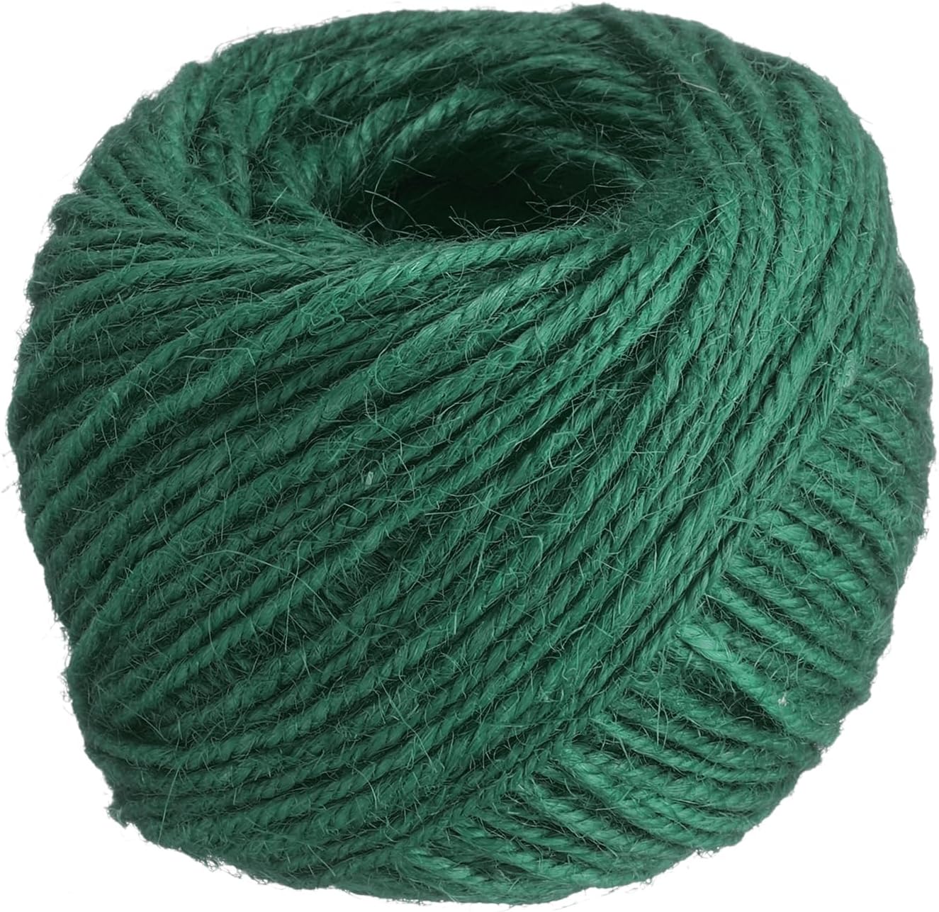 uxcell 164 Feet Natural Jute Twine String,2mm Thin Garden Twine Rope Colored Plant String Cord for DIY Art Crafts Gift Wrapping Decoration Packing Gardening Plant Hanger,Dark Green-VerdiqueGarden