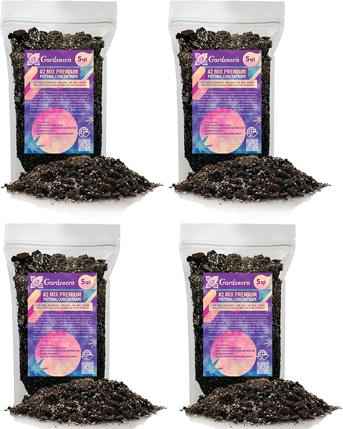 Organic Photoperiod Plants Potting Soil Mix - Perfect Balance of Nutrients, Drainage, and Aeration for Thriving Photoperiod Plants - 20 Quart-VerdiqueGarden