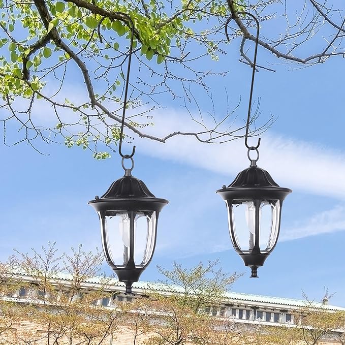 6 Packs 24 Inch Long S Hooks for Hanging Plants,Extra Large S Hooks,Metal Bird Feeder Hooks, Rustproof Garden Planter Hanger for Tree Branch, Basket, Lanterns, Wind Chimes, Outdoor Use-VerdiqueGarden