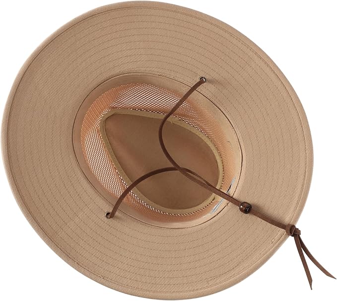 Home Prefer Cotton Summer Fedora Hat Wide Brim Sun Hats for Men Women UPF 50+ Sun Protection Cap for Fishing Hiking-VerdiqueGarden