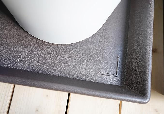 Square Plant Saucer 12 Inch 5 Pack, Plant Stand Plant Trays for Pots Heavy Duty Plastic Plant Saucers for Indoors Outdoors, Flower Pot No Holes Plant Lover Gardening Gifts-VerdiqueGarden