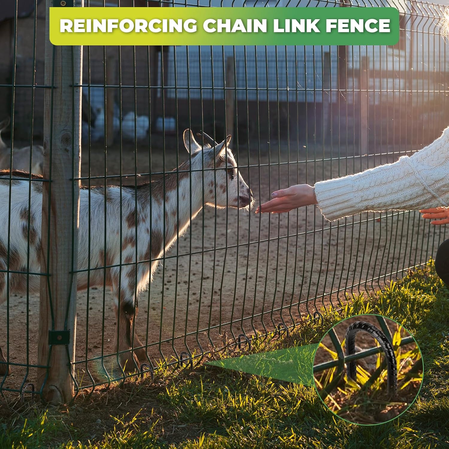 12 inches Ground Stakes 36-Pack J Hook Rebar 5/16" Diameter Tent Stakes Heavy Duty Metal Stake for Outdoor Decorations, Yard Inflatables and Chain Link Fence-VerdiqueGarden