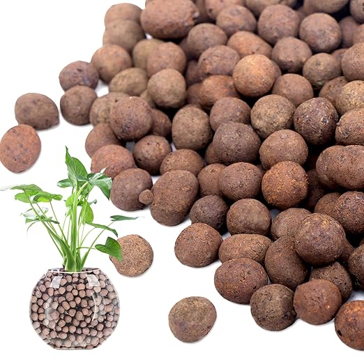 10LB Leca Clay Pebbles for Plants, Expanded Leca Balls for Indoor Plants, Orchid Potting Mix, Soil Amendment, Drainage, Easy Reusability, 4-16mm-VerdiqueGarden