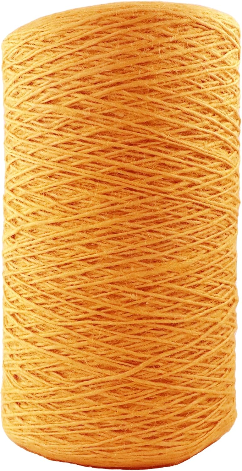 1mm x 2000 Feet Orange Jute Rope, Twine for Gardening Tomato Climbing Plant Tie Floristry Crafts Gift Wrapping Packing Decor-VerdiqueGarden
