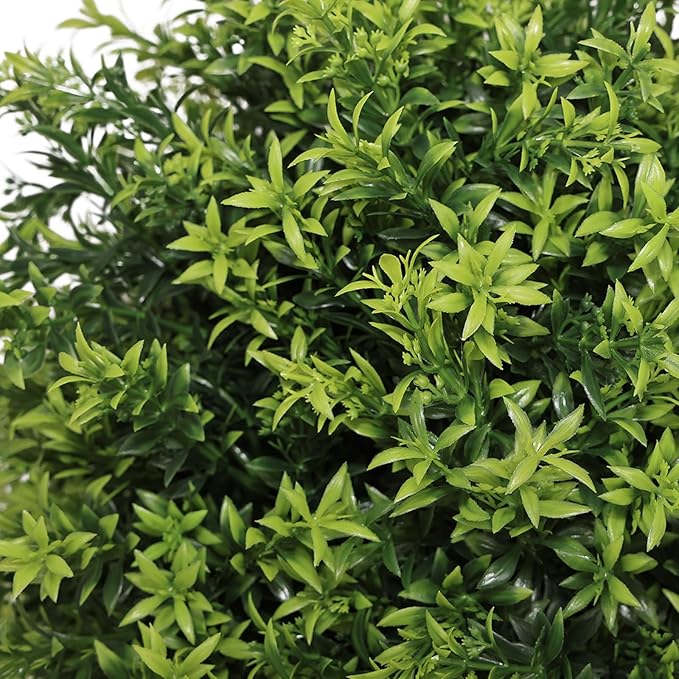 3ft Artificial Boxwood Topiary Trees (Set of 2) - UV Resistant Faux Plants for Outdoor/Indoor, Realistic 36in Fake Bushes and Shrubs for Front Porch, Planter, Patio - Low Maintenance & Evergreen-VerdiqueGarden