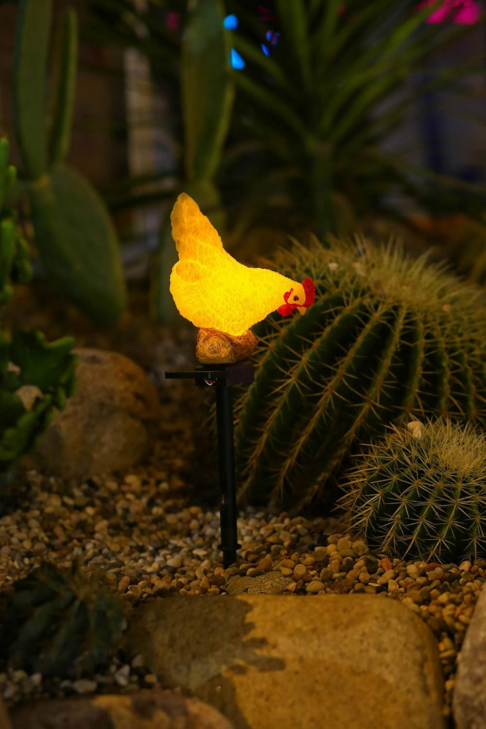 Outdoor Chicken Solar Lights: Garden Decor for Outside Patio Yard Cute Chicken Gifts for Housewarming Mother's Day Birthday-VerdiqueGarden